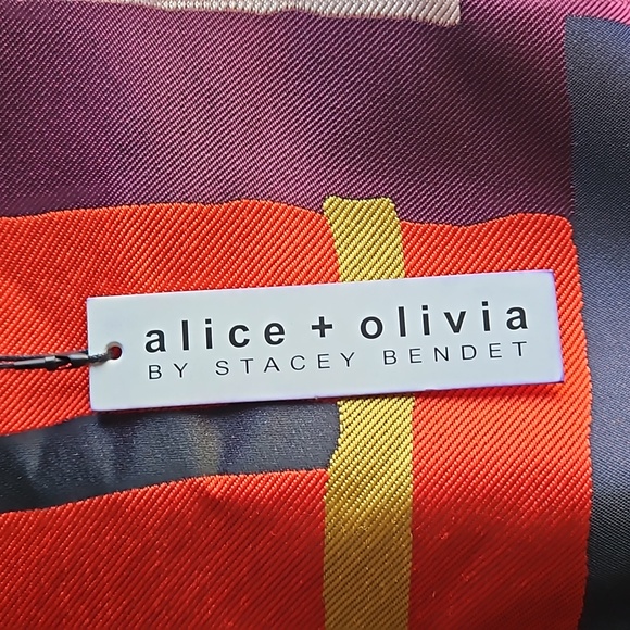 NWT Alice + Olivia Clyde Colorblock Shift Dress - Picture 8 of 11